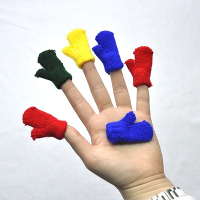 批发定制 圣诞树装饰礼品带绳子小手套 可爱迷你小包仔特小号手套