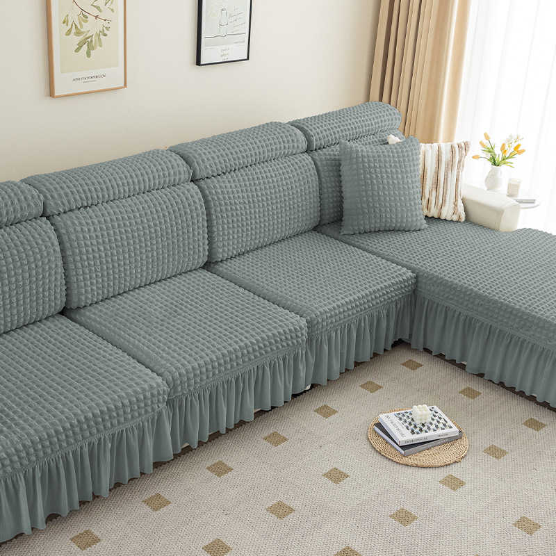 Transfronterizos para cubrir el sofá de espuma, cubierta antideslizante de cuatro estaciones, todo incluido, sofá elástico general, casa gruesa