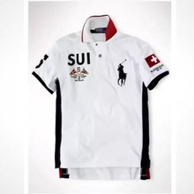 夏季新款刺绣大标城市款保罗RL男士短袖polo衫纯棉翻领短袖t恤男