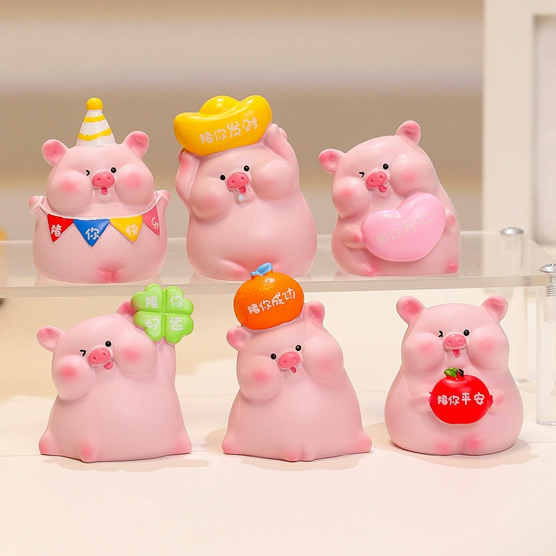 Свинья тетя домашние украшения для девочек комната для украшения рабочего стола