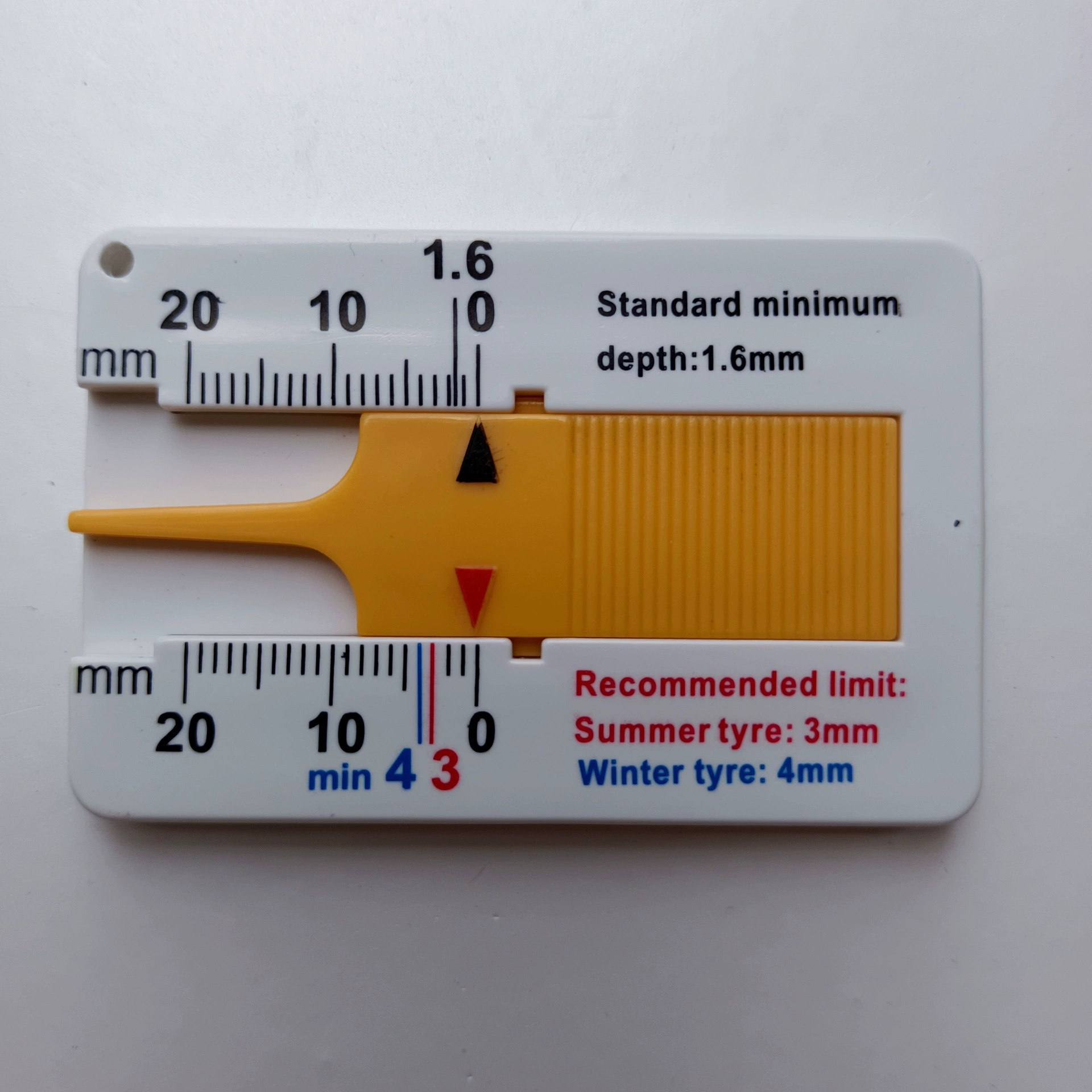 Пластиковый шатер-шатер 0-20MM глубина штангенциркуль шинный узор