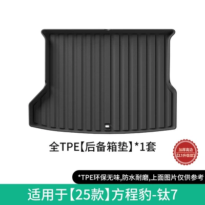 Mats, Environmentally Friendly Tpe Floor – Modelə uyğun ayaqaltı - 25-titanium-7-trunk-mat-open-hole21-upgrade