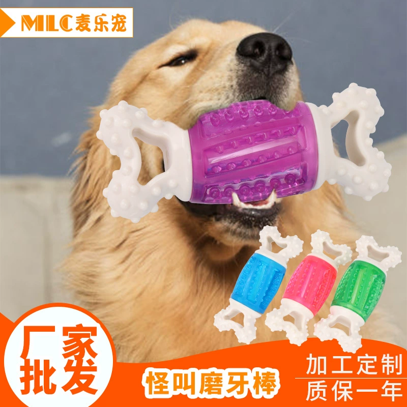 Игрушка для укусов вокальных костей для собак Устойчивая к укусам чистка зубов Молярная игрушка Тедди Маленькая собака для снятия товаров для домашних животных