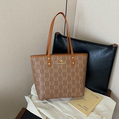 トートバッグ 大容量 レディース プリント ハイエンド レタード 多用途 ショルダー ハンドバッグ ヨーロッパとアメリカのクロスボーダーレディースバッグ