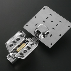 Stainless steel hinge fixed plate cabinet hinge installation plate hinge repair pad installation wholesale