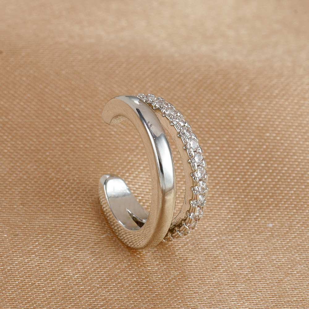 5g Weight None Ear Needle Material Ear Cuffs Classification 1 Piece Quantity Daily Occasion Copper Material C Shape Pattern All Seasons Season Women's Gender Plating Design Classic Style Style 1 Piece Classic Style C Shape Plating Copper Ear Cuffs 4