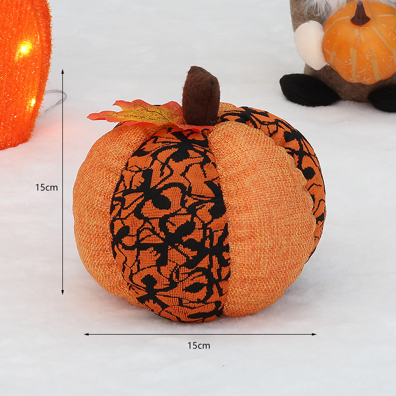 卸売りクロスボーダー新商品布芸ハロウィーンカボチャ笑顔pp綿充填鬼節パーティー雰囲気装飾品置物|undefined