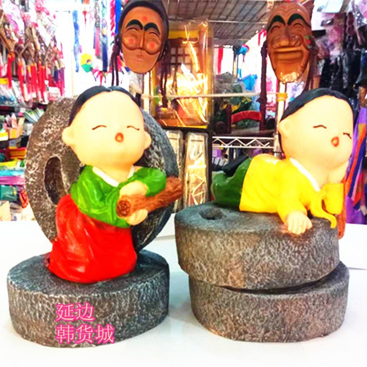 韩国民俗人偶娃娃工艺品摆件家居装饰品韩式餐厅饭店装饰品储蓄罐