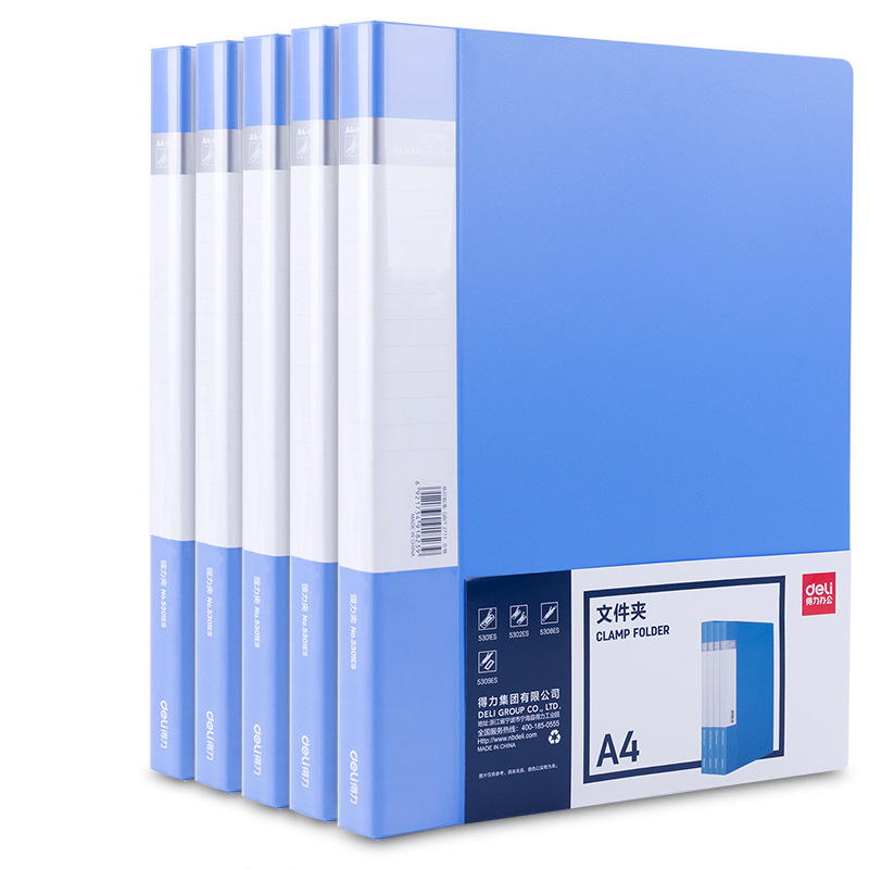Deli 5302 Carpeta Suministros de oficina Moda engrosada Carpeta de moda personalizada Folleto de datos Papelería