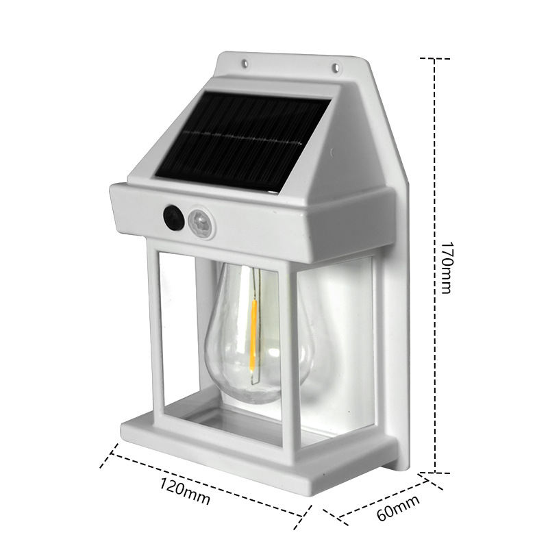 New Solar Wall Lamp Outdoor Decoration Garden Courtyard Home Waterproof Tungsten Wall Lamp Outdoor Decorative Wall Lamp 4