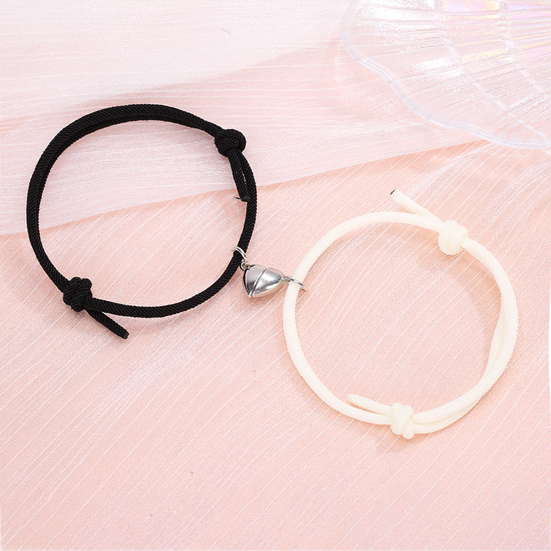 Simple Style Heart No Inlaid Couple Bracelets display picture 6