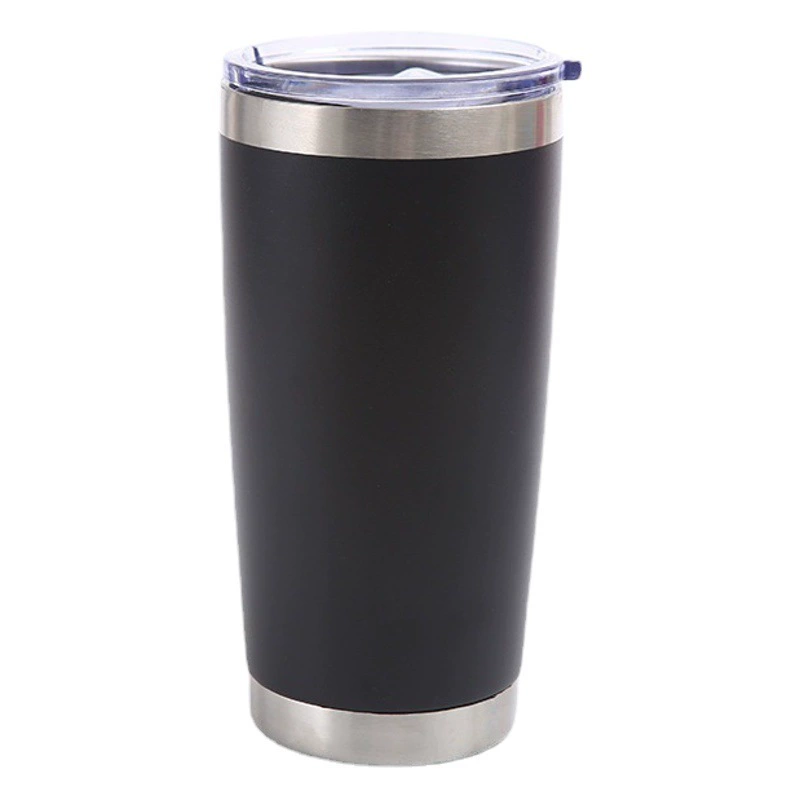 Европа и США трансграничные 20 унций вакуумный автомобиль Кубок 304 из нержавеющей стали спрей пивная чашка Двойная изоляция холодного льда Кубок