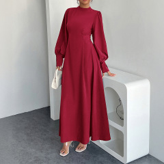 凱広クロスボーダー欧米休暇レジャー風A字高腰ワンピース女装2025夏アマゾン独立駅
