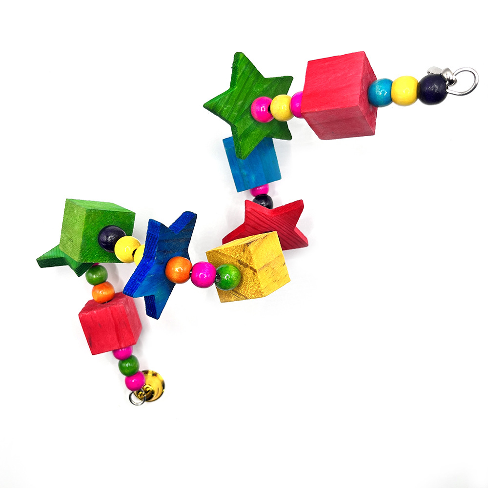 Juguetes de columpio de loro, juguetes de escalada giratorios de color de aves, perchas de aves, suministros de garras, accesorios de decoración de jaulas de pájaros