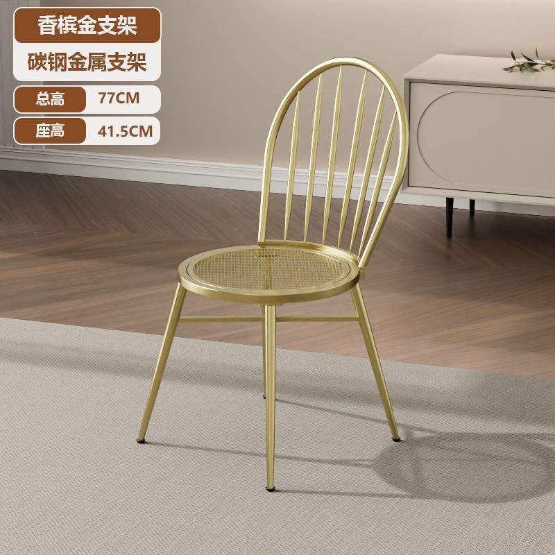 Single chair - gold frame