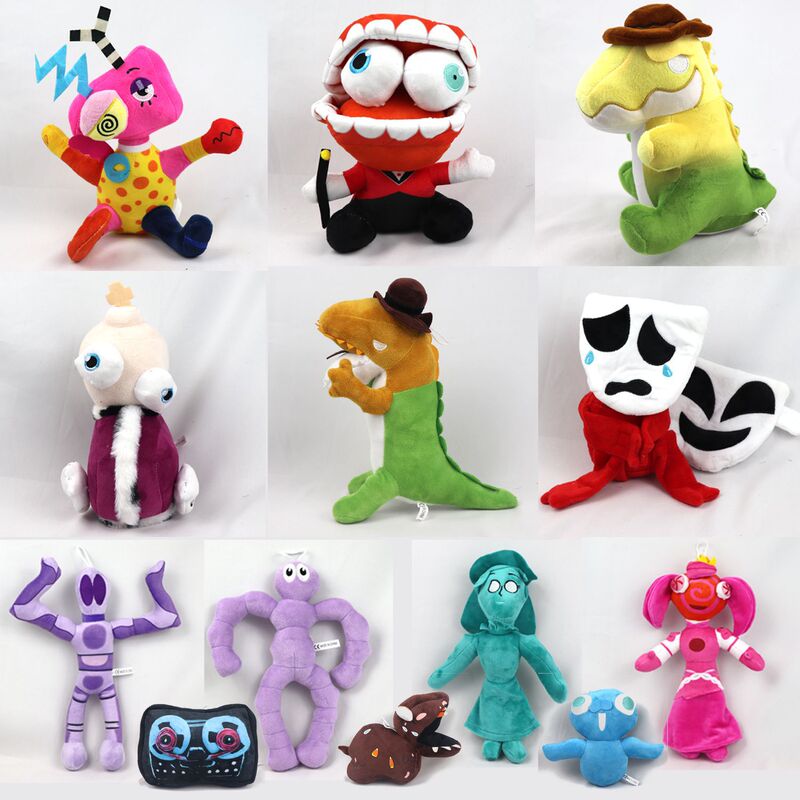 Cross-border new THE AMAZING DIGITAL CIRCUS digital circus Q version clown plush toy