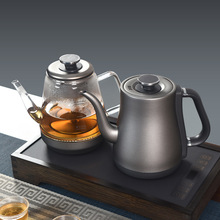 纯钛合金全自动上水电热烧水壶泡茶专用嵌入式茶台保温一体机茶炉