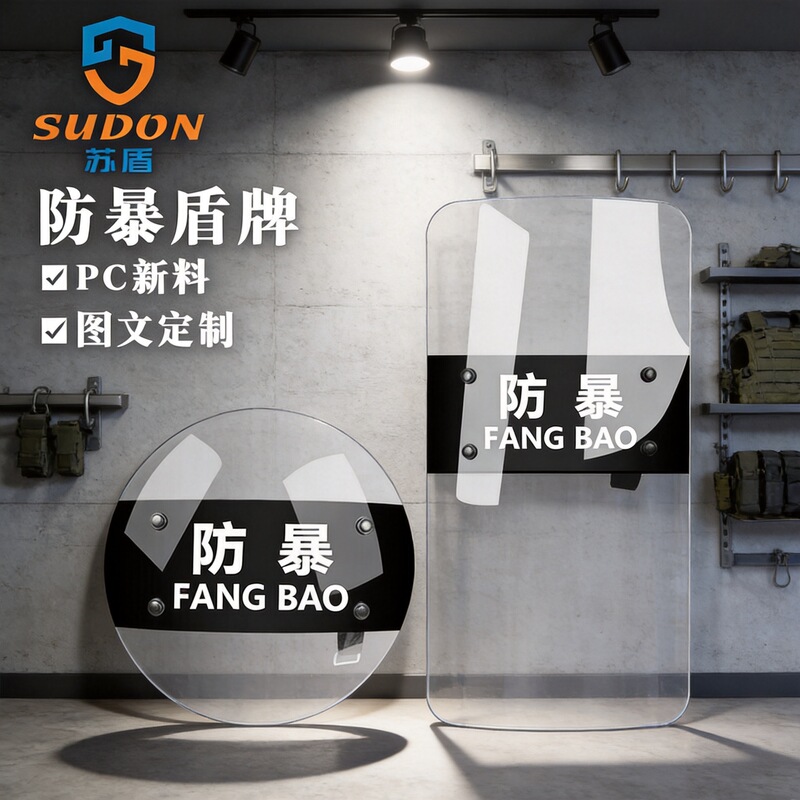 Explosion-proof riot shield campus guard security transparent PC handheld protective square shield factory wholesale Explosion-proof riot shield campus guard security transparent PC handheld protective square shield factory wholesale
