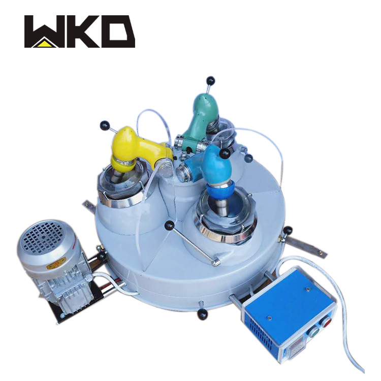 化验室矿物粉碎机 XPM120*3三头玛瑙研磨机 小型选矿细磨分析机