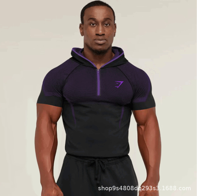 Gymshark Hooded Sweatshirt Base Layer Onyx5.0 Onyx Fitness Long-Sleeved Men's High-Elastic Cycling T-Shirt Gymshark Hooded Sweatshirt Base Layer Onyx5.0 Onyx Fitness Long-Sleeved Men's High-Elastic Cycling T-Shirt