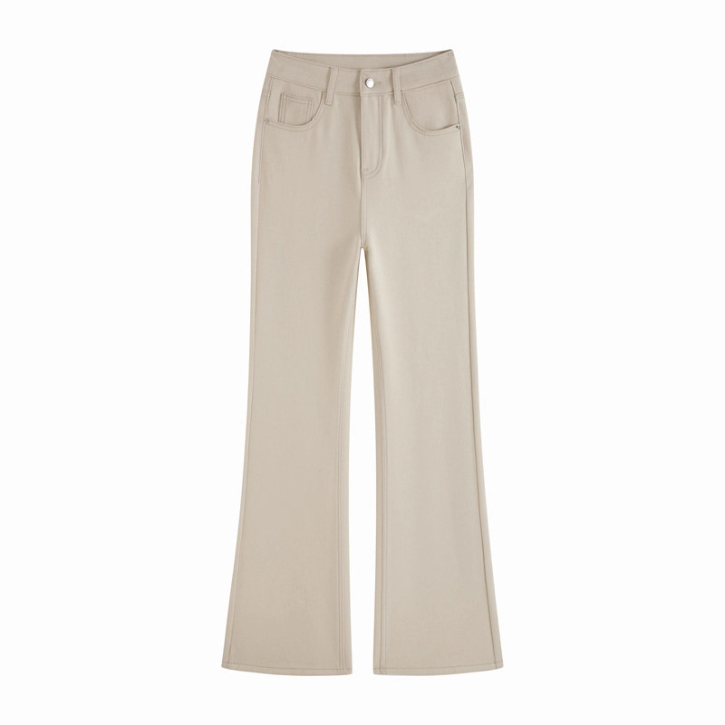 2026 Spring Outfits European Style Spring Outing Clothes Women's Flared High-Waisted Slimming Versatile Jeans