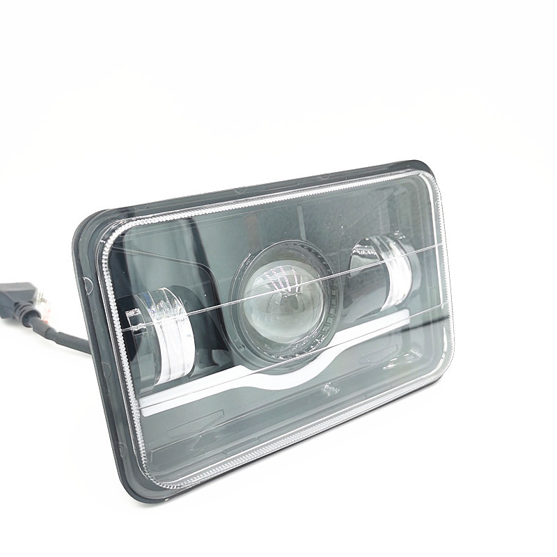 Wave 5inch Wrangler Square 4X6 Headlight Integrated High and Low Beam Car Led Headlight Off-Road Vehicle Modified Headlight