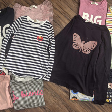 H外贸原单正品中大童长袖T恤kidsTshirts long sleeves original