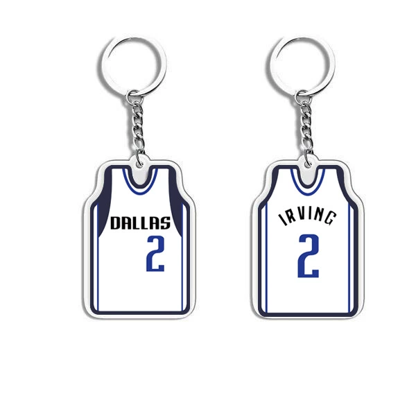 П pendant из акрилового джерси, мини униформа подвеска, 4.6×3.2 см, акрил + металл