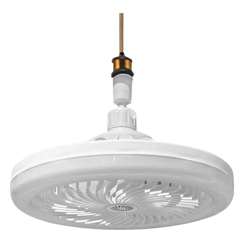 Nueva lámpara de ventilador integrado para el hogar e27 lámpara de ventilador de tornillo lámpara de ventilador de dormitorio lámpara de ventilador led de control remoto