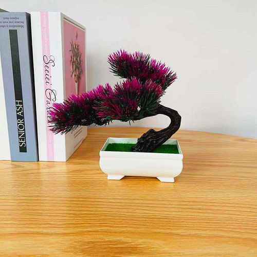 Simulated potted plants simulated welcoming pine small bonsai flower pots small fresh mini bonsai home green plant ornaments
