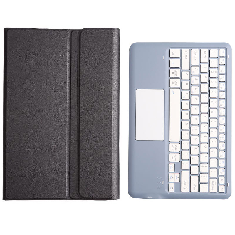 Teclado táctil negro + morado