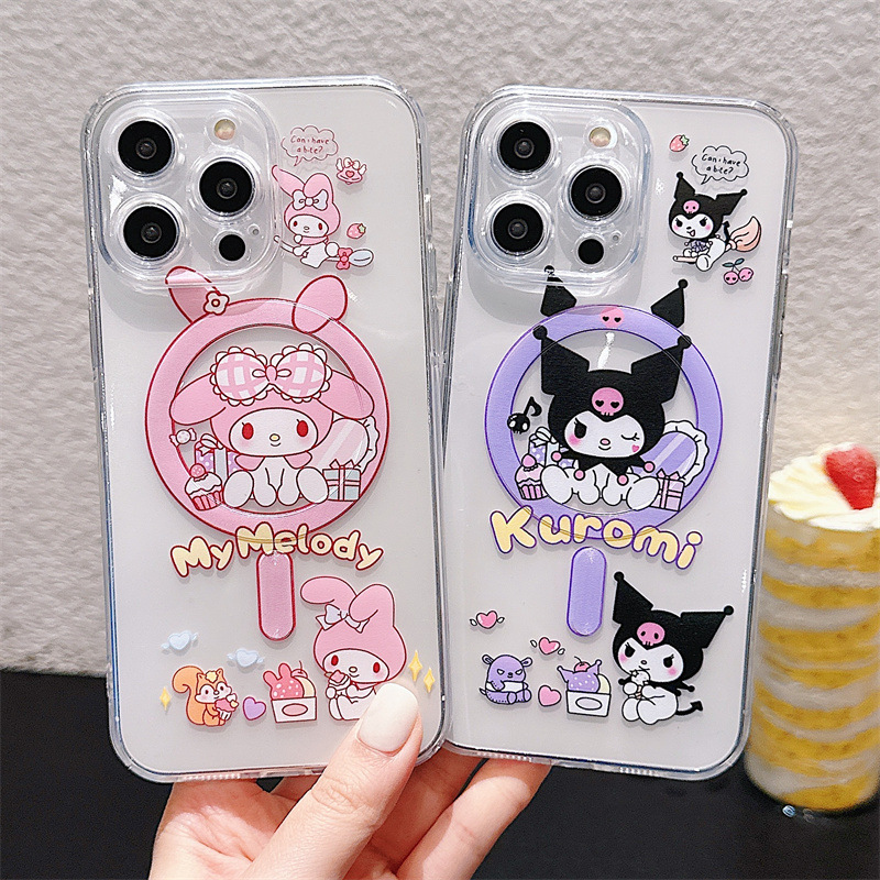 Apple 16 Pro Max Magnetic Phone Case 15 Sanrio 17 iPhone 14 Plus Kuromi 13 Female 12/11