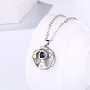 Small design necklace for beloved, pendant, suitable for import, wholesale