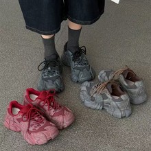 欧洲站个性八爪鱼老爹鞋女2025秋季新款时尚百搭厚底休闲运动鞋潮
