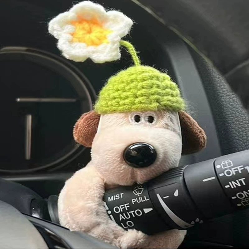 Западно-Хайлендская автомобильная декоративная кукла маленький пилот автомобильная ювелирная машина стеклоочиститель рулевая лампа аксессуары