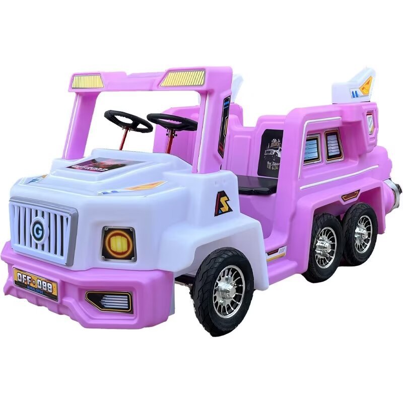 Niños Shuang ciervo parachoques eléctricos luminosos de doble coche de atracciones al aire libre plaza centro comercial puesto de fábrica de equipos de atracciones