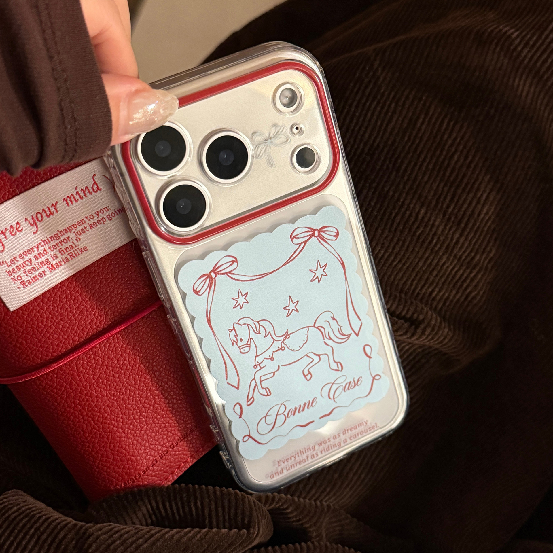 Transparent Cartoon Protective Phone Case For Iphone Series_voghion.com