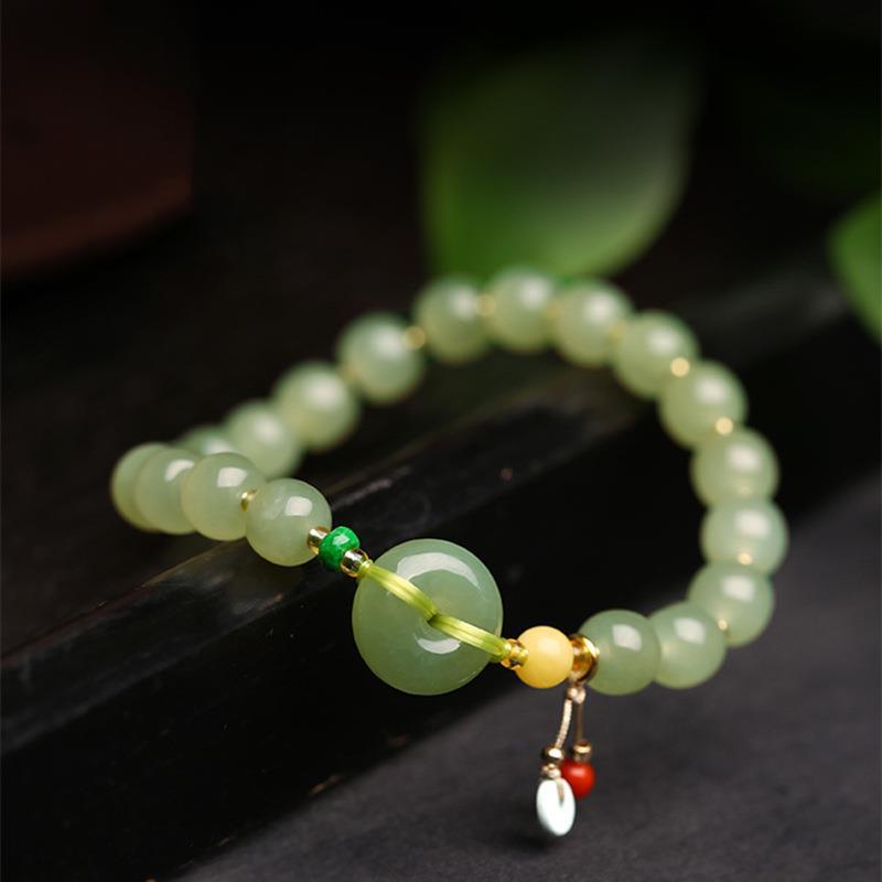 Браслет восковый агатовый jade