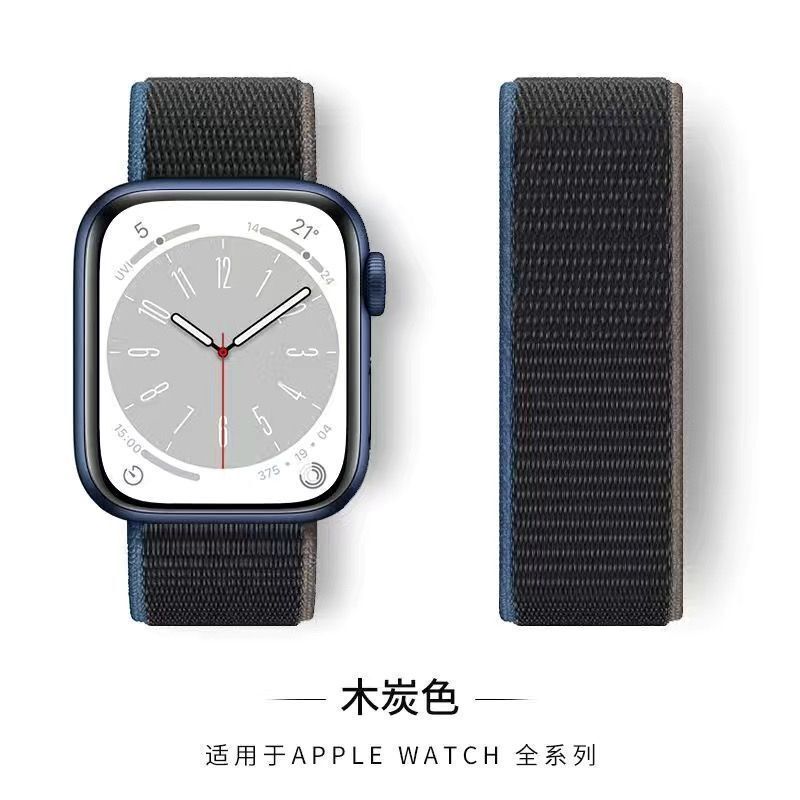 iwatch ナイロンループマジックストラップ S10 Apple S9 ウォッチ SE スポーツ 8/7/6/5 リストバンド男性と女性に適しています。|undefined