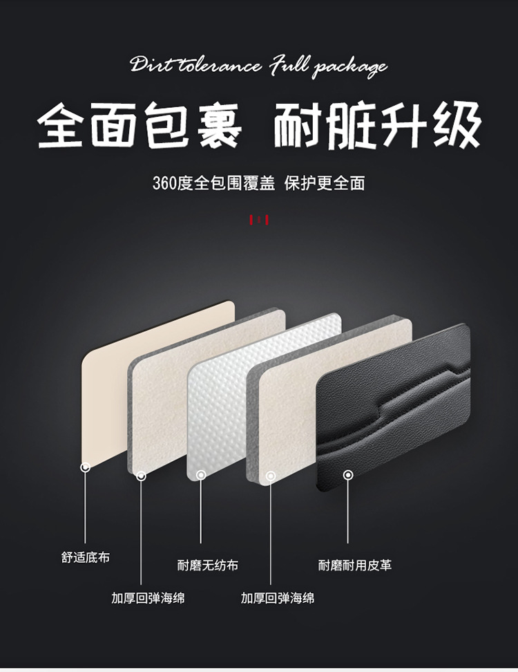 All-Inclusive Scimitar-Shaped Full Leather/Full Ice Silk All-Season Universal Car Seat Cushion Amazon Foreign Trade Wholesale Breathable and Comfortable