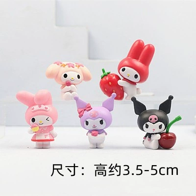 Сеть Red Curomi Merlot Pattay Dog Gou Dog торт-декор Display KT Cat Sanrio Birthday Dress