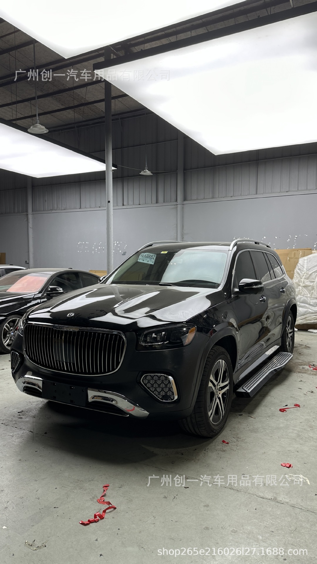 Mercedes-Benz Gls400 450 Modification and Upgrade to Gls480 Maybach Body Kit with Front Bumper, Rear Bumper, and Grille Set