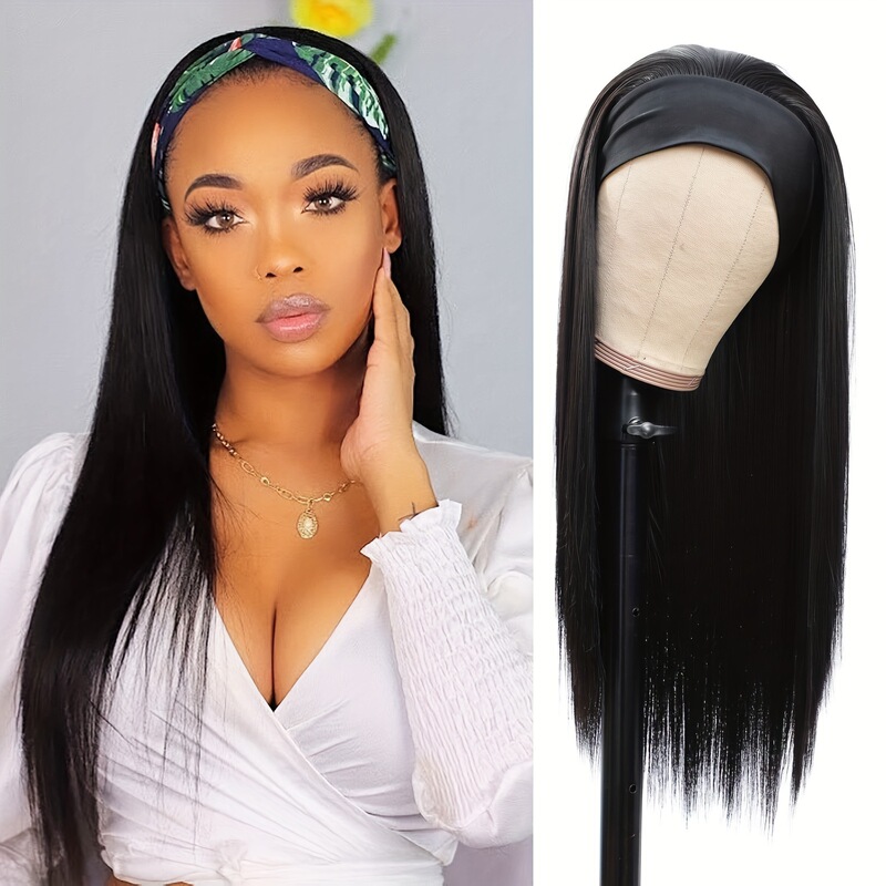 30inch Long Straight Hair Without Bangs, Natural and Lifelike, Breathable Wig Suitable for Theme Parties, Weddings, Dates