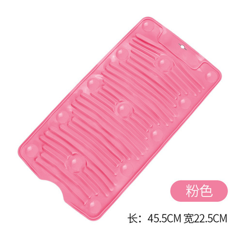 Household foldable silicone washboard bathroom software multifunctional suction cup anti-slip laundry artifact washboard