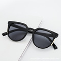 欧美新款复古太阳眼镜 气质黑框跨境时尚墨镜 百搭风骨金属太阳镜