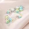 Hairgrip from pearl, small crab pin with pigtail, hair accessory for bride, Korean style, gradient, Amazon