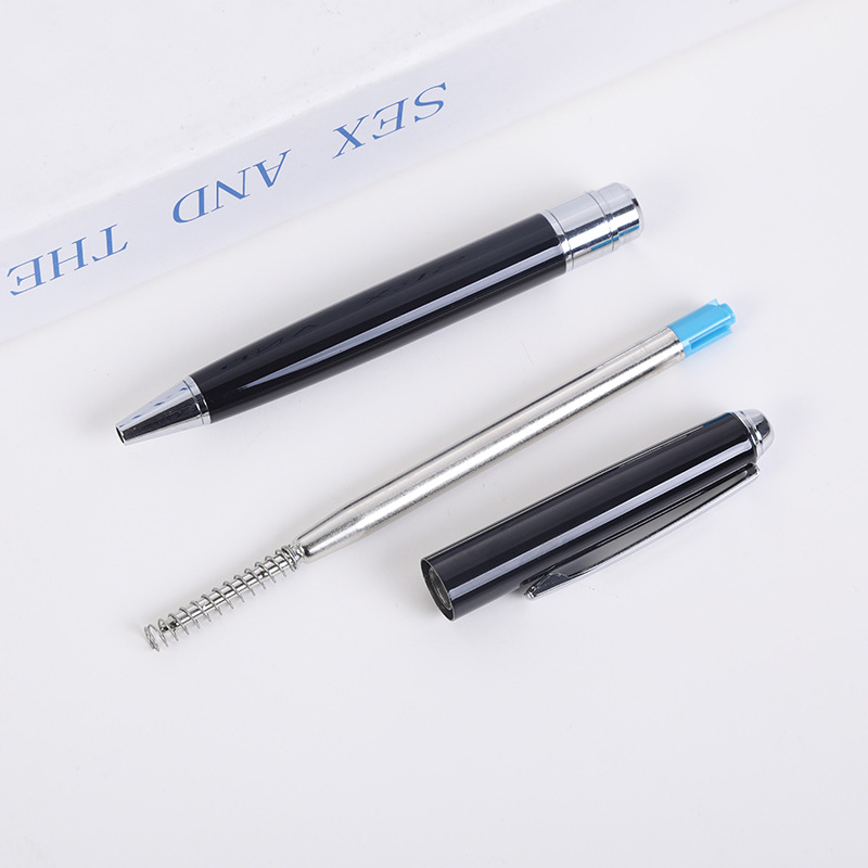 Comercio exterior de alta calidad de metal pluma de la firma de negocios bolígrafo Conferencia regalo publicidad pluma aceite pluma letras logotipo