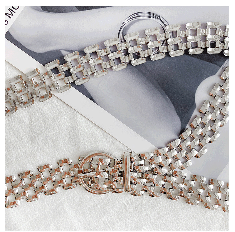 125g Weight Waist Chain Classification 1 Piece Quantity Holiday, Daily Occasion Alloy Material Geometric Pattern All Seasons Season Women's Gender Classic Style Style Classic Style Geometric Alloy Women's Chain Belts 9