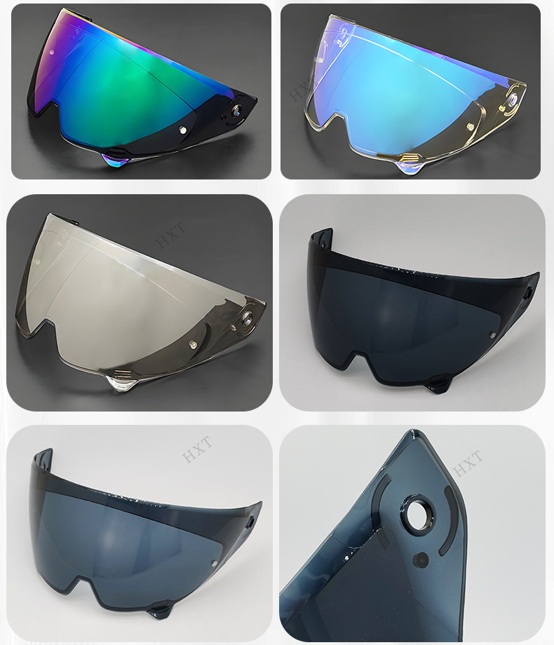 Helmet Lenses Are Compatible with Ruroc Atlas3.04.0, Windproof, Sandproof, Waterproof, and Color-Changing, Suitable for Day and Night Use, Helmet Accessories