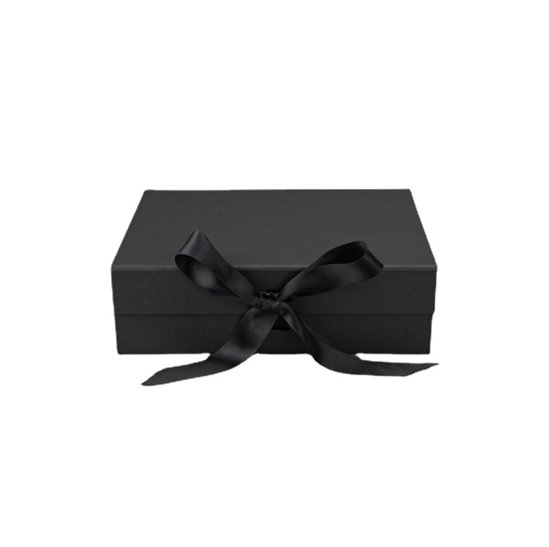 Caja de regalo plegable de arco transfronterizo imán de alta calidad caja de cosméticos tipo libro una pieza caja plegable caja magnética personalizada